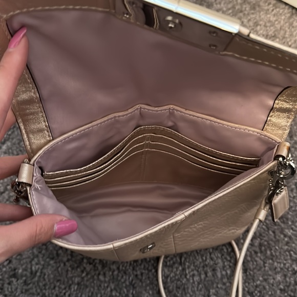 Iridescence coach cross body purse with card slots - Picture 3 of 3